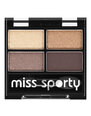 Тени для век Miss Sporty Quattro Studio 3.2 г, 403 Smoky Brown Eyes