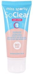 Jumestuskreem Miss Sporty So Clear 30 ml, 003 цена и информация | Пудры, базы под макияж | kaup24.ee