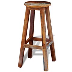 Барный стул из переработанной древесины цена и информация | Стулья для кухни и столовой | kaup24.ee