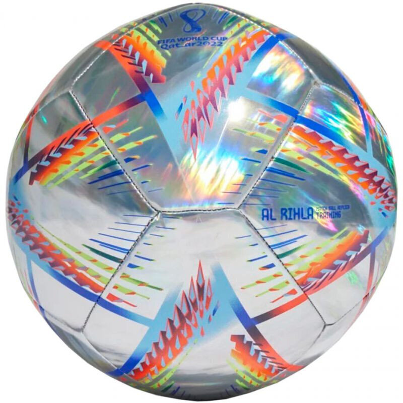 Jalgpall Adidas Al Rihla Training Hologram Foil 2022 H5779A hind ja info | Jalgpalli pallid | kaup24.ee