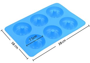 Силиконовая форма для пончиков цена и информация | Формы, посуда для выпечки | kaup24.ee