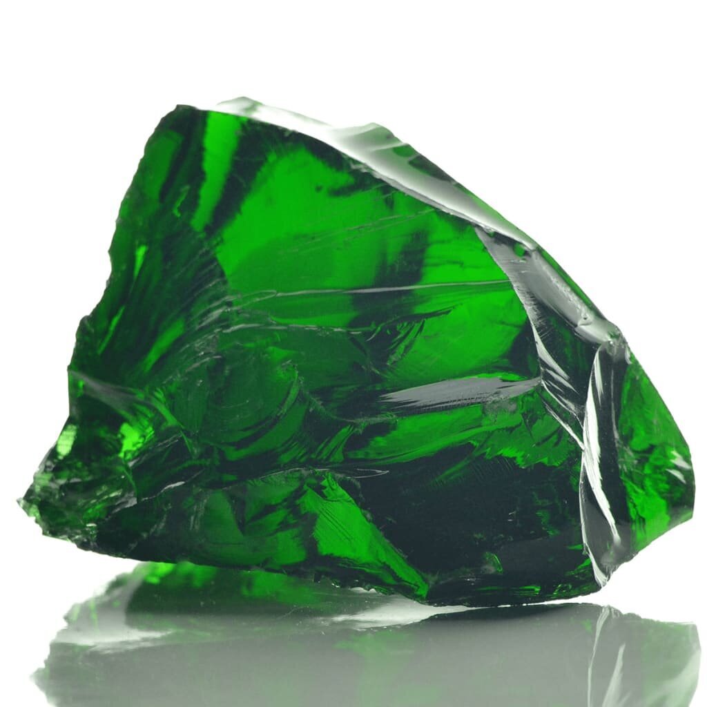 Gabiooni kivid, klaasist, roheline 60-120 mm, 25 kg hind ja info | Multš, dekoratiivkillustik | kaup24.ee