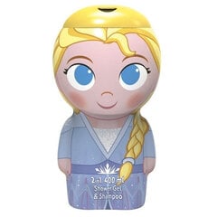 Šampoon-dušigeel lastele Frozen Elsa 2in1, 400 ml цена и информация | Косметика для мам и детей | kaup24.ee