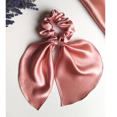 Siidist juuksekummid lipsuga, roosa hind ja info | Juuste aksessuaarid | kaup24.ee