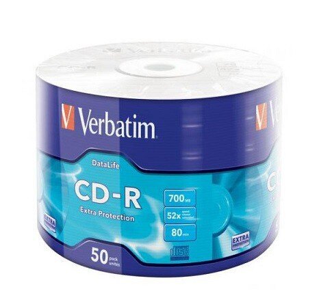 CD-R 700MB 52x Extraprotection 50 tk. hind ja info | Vinüülplaadid, CD, DVD | kaup24.ee