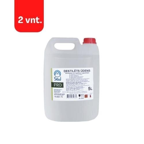 Destilleeritud vesi, 5 l, pakis 2 tk hind ja info | Puhastusvahendid | kaup24.ee