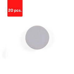 Магниты для белых досок BI-OFFICE 30 мм, 10 шт., особо прочные, цвет серый, в упаковке 2 шт. цена и информация | Канцелярские товары | kaup24.ee