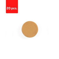 Tahvlimagnetid Bi-Office 30 mm, 10 tk, eriti tugev, kollast värvi, pakis 2 tk hind ja info | Kirjatarbed | kaup24.ee