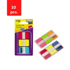 Kleepuvad markerid Post-It, 25,4 x 38 mm, 3 värvi, pakis 10 tk hind ja info | Kirjatarbed | kaup24.ee