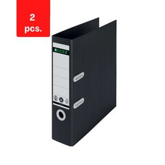 Папка-регистратор LEITZ 180° Recycle, A4, 80мм, черная упаковка 2 шт. цена и информация | Канцелярские товары | kaup24.ee