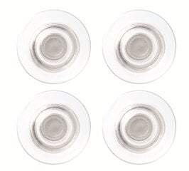 Klaasplaadi magnetid Nobo Clear, 4 tk/pakk, 32 mm, läbipaistvad hind ja info | Kirjatarbed | kaup24.ee