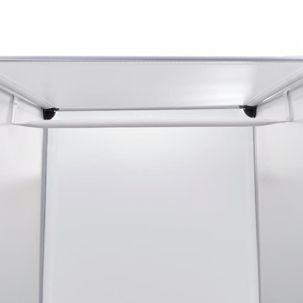 vidaXL modulaarne kapp 9 sektsiooniga, valge, 37 x 115 x 150 cm hind ja info | Kapid | kaup24.ee