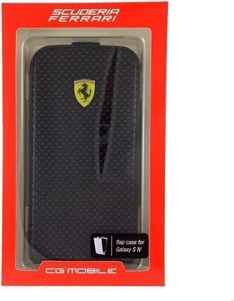 Ferrari FECHFPFLS4 i9505 / i9500 Galaxy S4 Black цена и информация | Telefoni kaaned, ümbrised | kaup24.ee