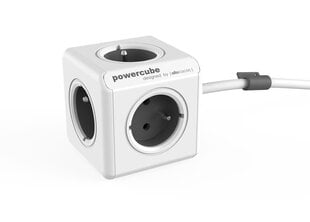Allocacoc PowerCube USB Extended 1,5м 2402 Зеленый цена и информация | Удлинители | kaup24.ee