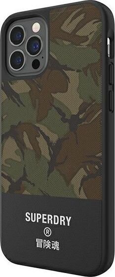 Supcase SuperDry - iPhone 12 Pro Max Canvas (Camo Green) hind ja info | Telefoni kaaned, ümbrised | kaup24.ee