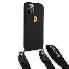 Ferrari FESTRAHCP12MBK iPhone 12/12 Pro 6,1 "black On Track Silicone strap hind ja info | Telefoni kaaned, ümbrised | kaup24.ee