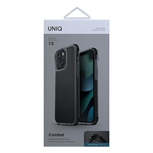 Uniq Combat iPhone 13 6,1" black/carbon black цена и информация | Telefoni kaaned, ümbrised | kaup24.ee