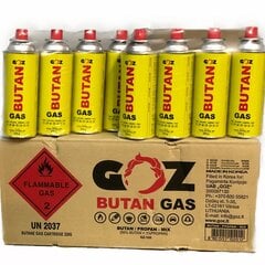 Butaani gaasiballoonide kast 220g, 28 tk. цена и информация | Газовые горелки, баллоны | kaup24.ee