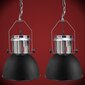 Modernne metallist laelamp, must цена и информация | Rippvalgustid | kaup24.ee