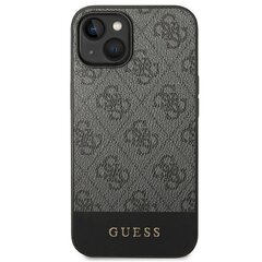 Guess GUHCP14SG4GLGR iPhone 14 6.1 "серый / серый жесткий 4G Stripe Collection цена и информация | Чехлы для телефонов | kaup24.ee