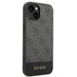 Guess GUHCP14SG4GLGR iPhone 14 6.1 "gray / gray hard 4G Stripe Collection hind ja info | Telefoni kaaned, ümbrised | kaup24.ee