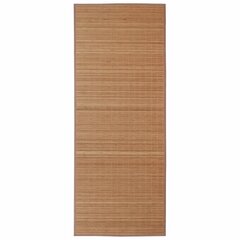 Ristkülikukujuline bambusvaip 80 x 300 cm, pruun hind ja info | Vaibad | kaup24.ee
