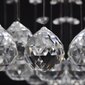 Kandiline laelamp säravate kristallidega 8 x G9 pirni hind ja info | Laelambid | kaup24.ee