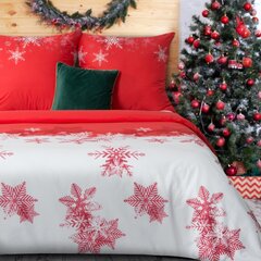 Jõuluteemaline voodipesukomplekt Deluxe, 220x200, 3-osaline hind ja info | Voodipesukomplektid | kaup24.ee