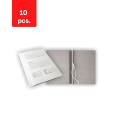Папка архивная SMLT, А4, на завязках BYLA, картон (300г/м2), 4 см, в упаковке 10 шт. цена и информация | Канцелярские товары | kaup24.ee