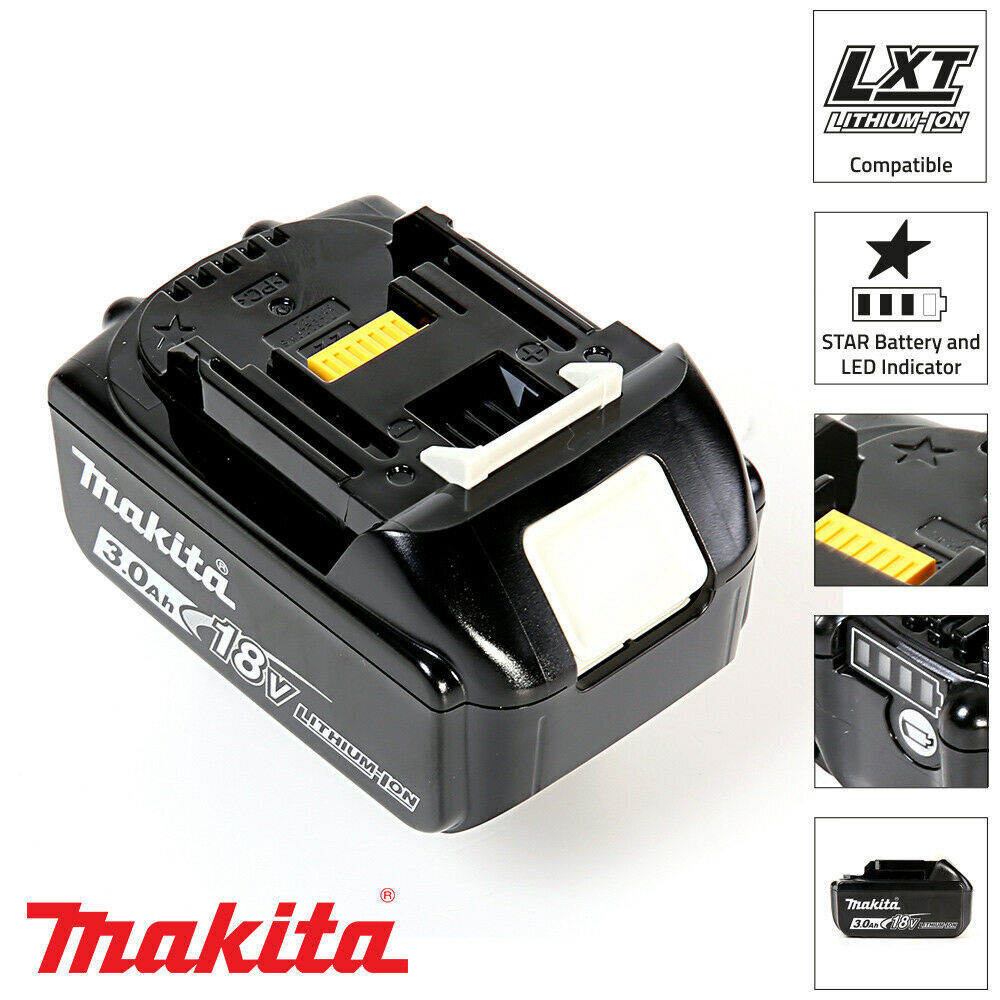 Aku Makita BL1830B, Li-Ion hind ja info | Akutrellid ja akukruvikeerajad | kaup24.ee