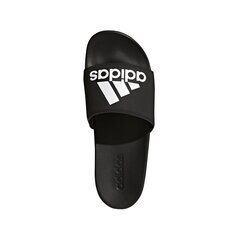 Мужские шлепанцы Adidas Adilette Comfort CG34254059323927903, черные/белые цена и информация | Мужские шлепанцы, босоножки | kaup24.ee