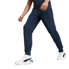 Спортивные брюки мужские Puma Ess Logo Pants Navy 586715 97, темно-синие цена и информация | Мужская спортивная одежда | kaup24.ee