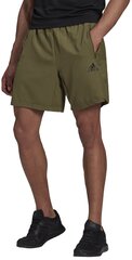 Мужские спортивные шорты Adidas M Wv Short HC6856 HC6856/2XL, зеленые цена и информация | Мужские шорты | kaup24.ee