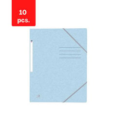 Папка для документов на резинке ELBA OXFORD, А4, картон, светло-голубой, в упаковке 10 шт. цена и информация | Канцелярские товары | kaup24.ee