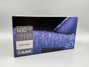 Jõuluvalgustus 400 LED Outdoor Jääpurikad, külm valge цена и информация | Гирлянды | kaup24.ee