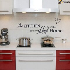 Настенная наклейка The kitchen.. , безопасная для стен водоотталкивающая виниловая наклейка 7 шт (63 x 23 см) цена и информация | Декоративные наклейки | kaup24.ee