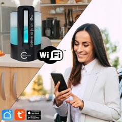 Automaatne Smart Wifi ultraheli õhuniisutaja + Aromatherapy 2in1 värviteraapia funktsioon цена и информация | Увлажнители воздуха | kaup24.ee