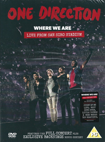 DVD ONE DIRECTION "Where We Are. Live From San Siro Stadium" hind ja info | Vinüülplaadid, CD, DVD | kaup24.ee