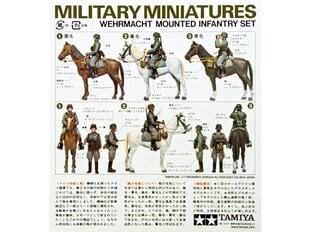 Tamiya - Wehrmacht Mounted Infantry Set, 1/35, 35053 цена и информация | Конструкторы и кубики | kaup24.ee