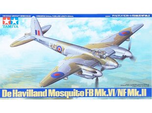 Сборная пластиковая модель Tamiya - De Havilland Mosquito FB Mk.VI/NF Mk.II, 1/48, 61062 цена и информация | Игрушки для мальчиков | kaup24.ee