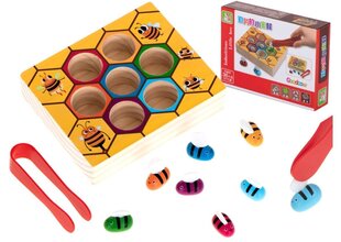 Montessori bee honeycomb educational game цена и информация | Развивающие игрушки | kaup24.ee