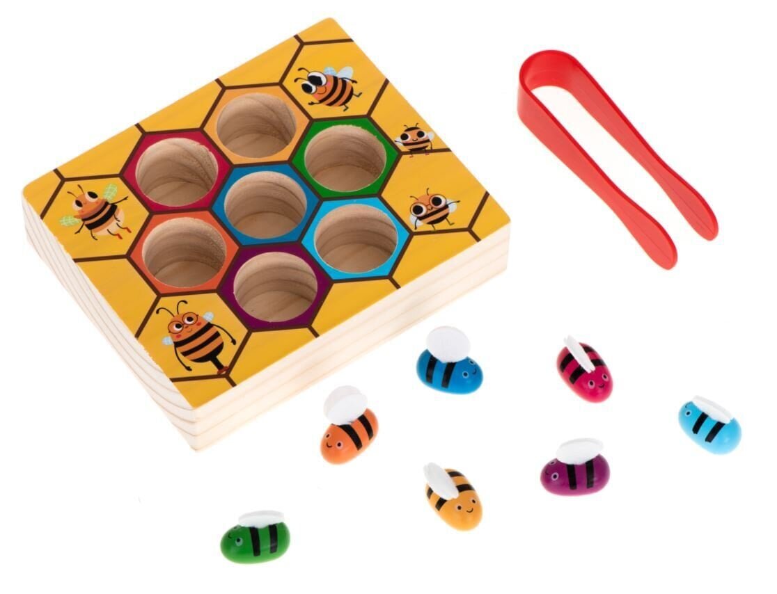 Montessori bee honeycomb educational game hind ja info | Arendavad mänguasjad | kaup24.ee
