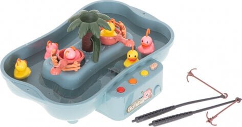 Family game fish catching ducklings + blue accessories hind ja info | Arendavad mänguasjad | kaup24.ee