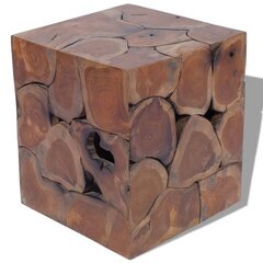 Стульчик деревянный, коричневый цена и информация | Кресла-мешки и пуфы | kaup24.ee