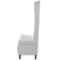 vidaXL kõrge seljatoega tool, valge, kunstnahk цена и информация | Tugitoolid ja tugitoolvoodid | kaup24.ee