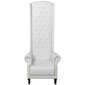 vidaXL kõrge seljatoega tool, valge, kunstnahk hind ja info | Tugitoolid ja tugitoolvoodid | kaup24.ee