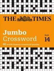 Times 2 Jumbo Crossword Book 14: 60 Large General-Knowledge Crossword Puzzles цена и информация | Книги о питании и здоровом образе жизни | kaup24.ee