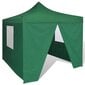 vidaXL roheline kokkupandav telk, 291 x 291 x 315 cm nelja seinaga цена и информация | Varikatused ja aiapaviljonid | kaup24.ee