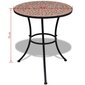 vidaXL bistroolaud, terrakota, 60 cm, mosaiik цена и информация | Aialauad | kaup24.ee