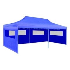 vidaXL sinine kokkupandav pop-up peotelk, 580 x 291 x 315 cm цена и информация | Беседки, навесы, тенты | kaup24.ee